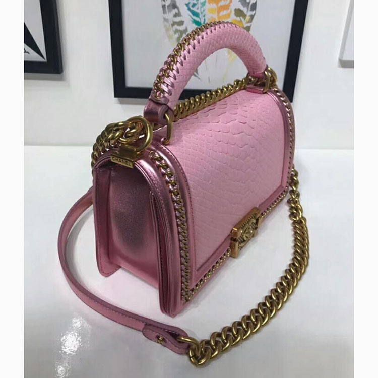 2018 Chanel LeBoy Tote Shoulder Bag