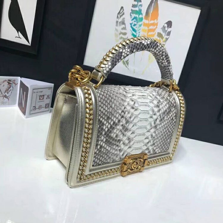 2018 Chanel LeBoy Tote Shoulder Bag