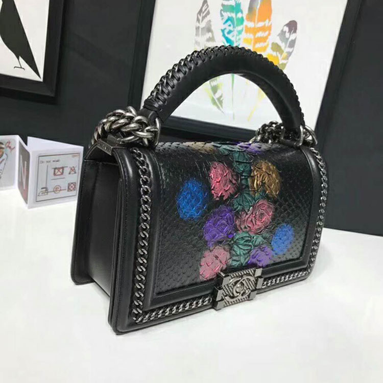 2018 Chanel LeBoy Tote Shoulder Bag