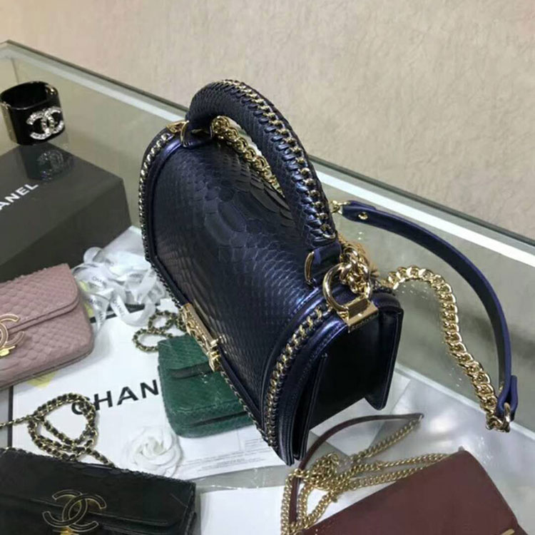 2018 Chanel LeBoy Tote Shoulder Bag