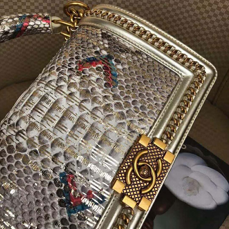 2018 Chanel LeBoy Tote Shoulder Bag