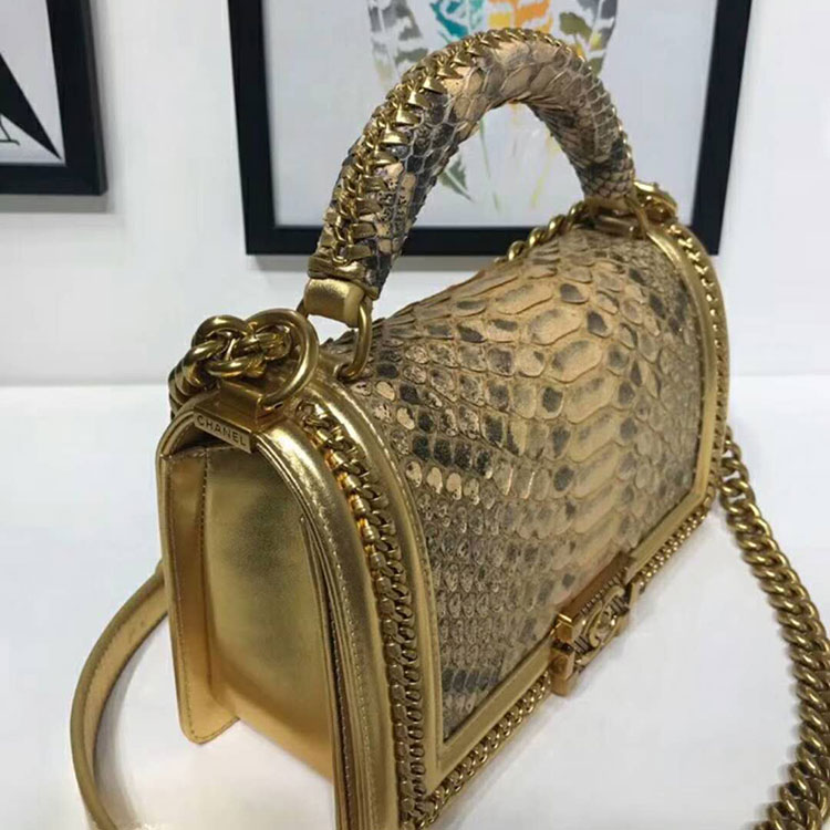 2018 Chanel LeBoy Tote Shoulder Bag