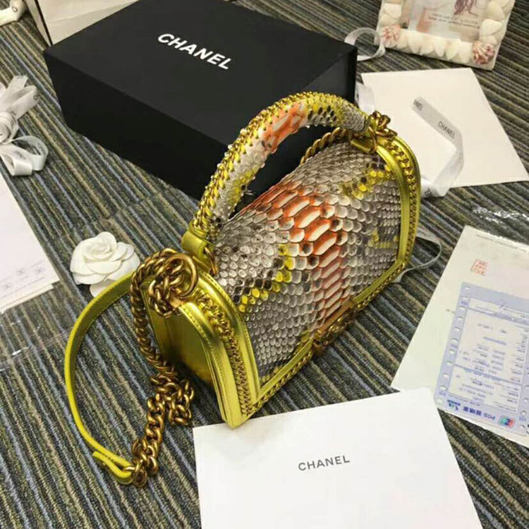 2018 Chanel LeBoy Tote Shoulder Bag