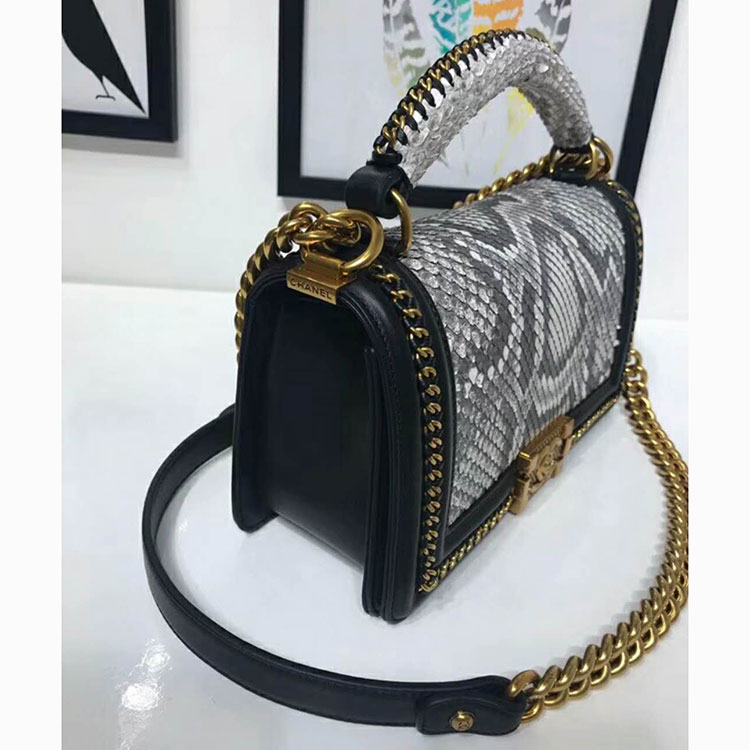 2018 Chanel LeBoy Tote Shoulder Bag