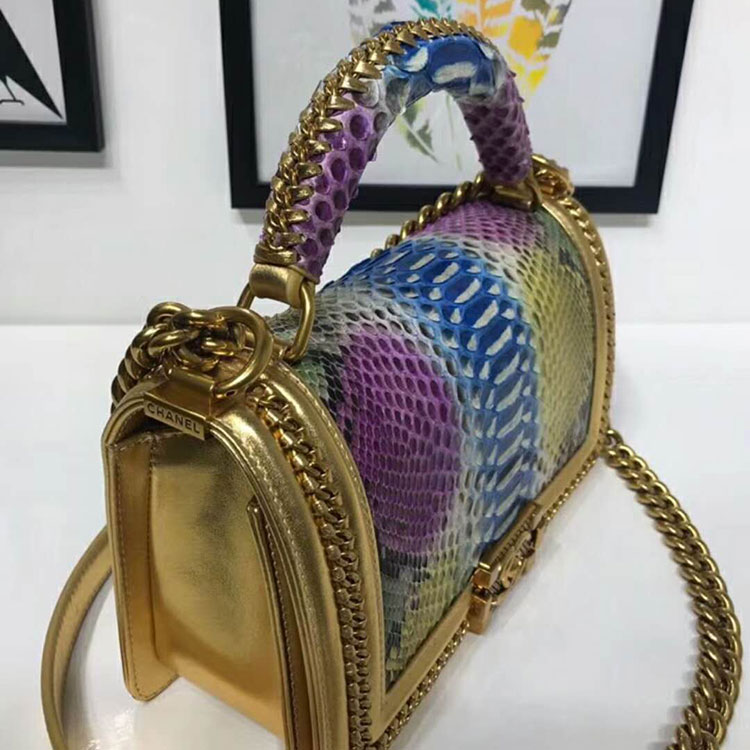 2018 Chanel LeBoy Tote Shoulder Bag