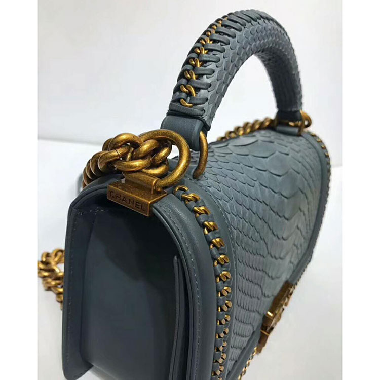 2018 Chanel LeBoy Tote Shoulder Bag