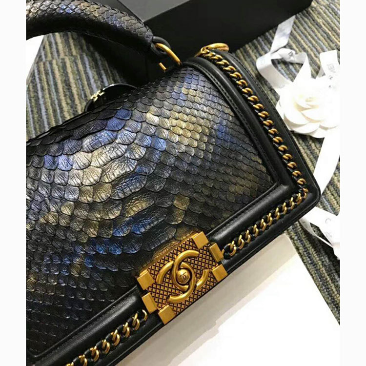 2018 Chanel LeBoy Tote Shoulder Bag