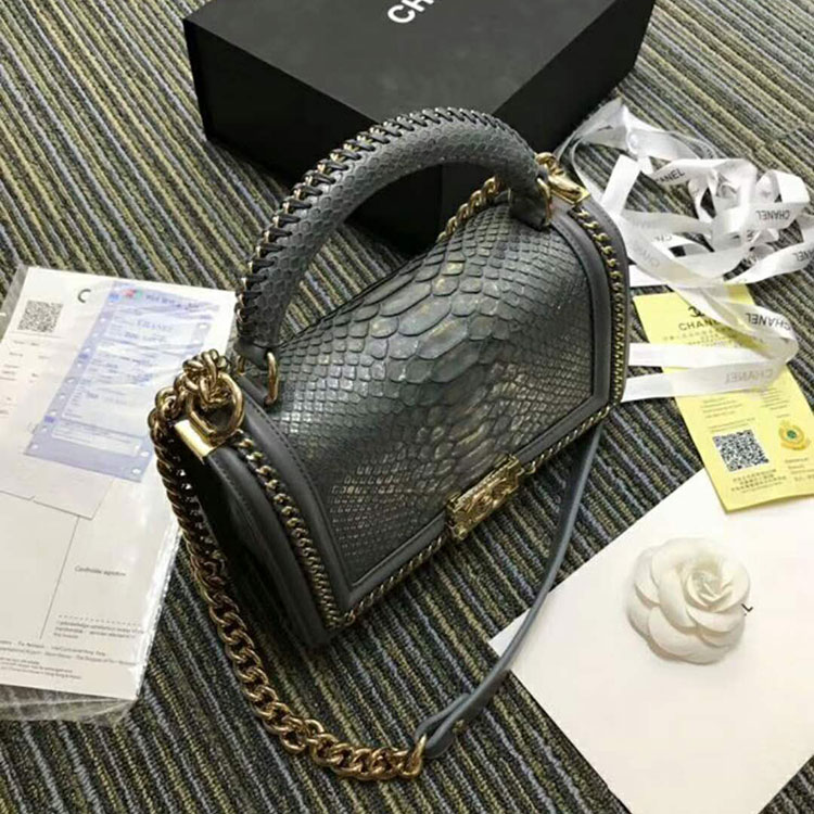 2018 Chanel LeBoy Tote Shoulder Bag