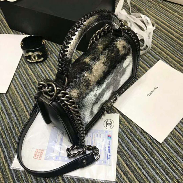 2018 Chanel LeBoy Tote Shoulder Bag