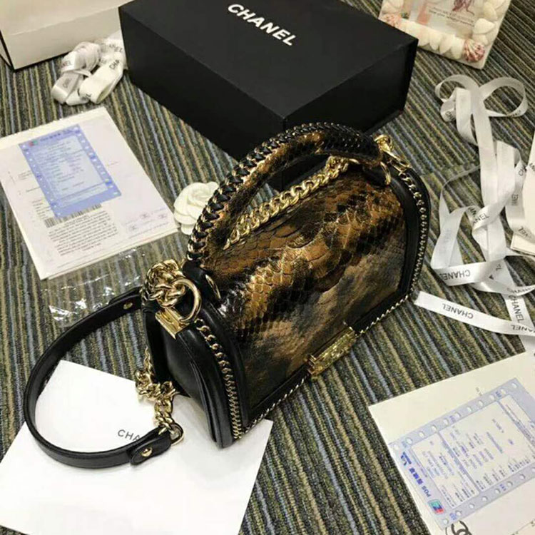 2018 Chanel LeBoy Tote Shoulder Bag