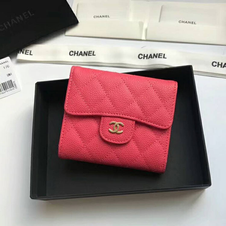 2018 Chanel Matelasse Tri-Fold Wallet