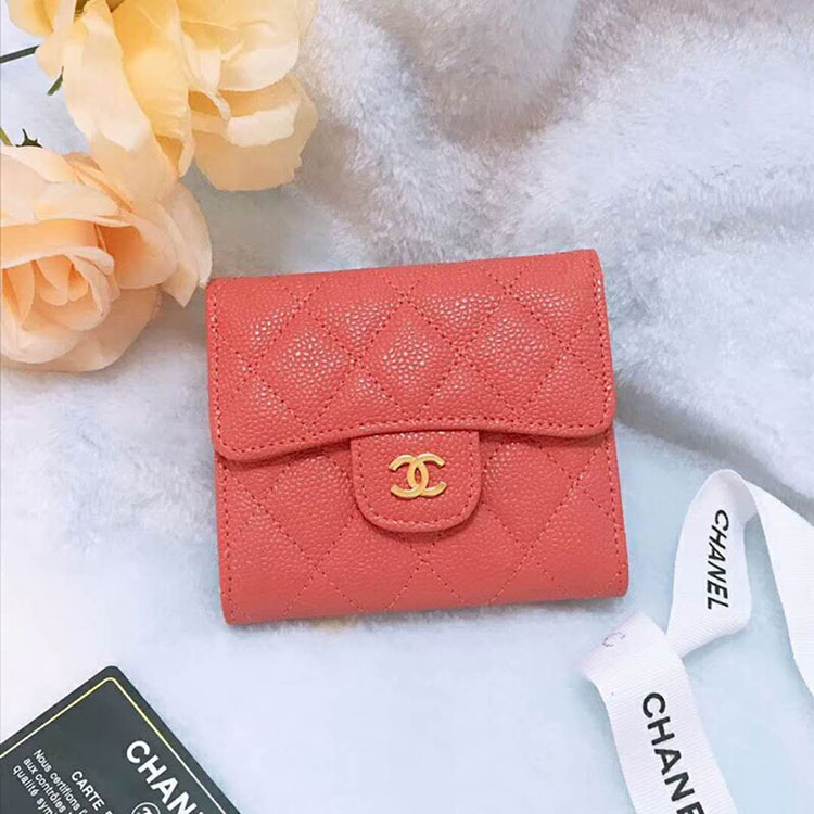 2018 Chanel Matelasse Tri-Fold Wallet