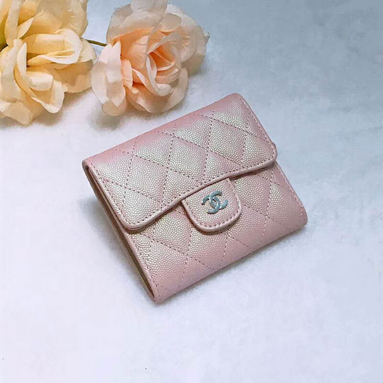 2018 Chanel Matelasse Tri-Fold Wallet