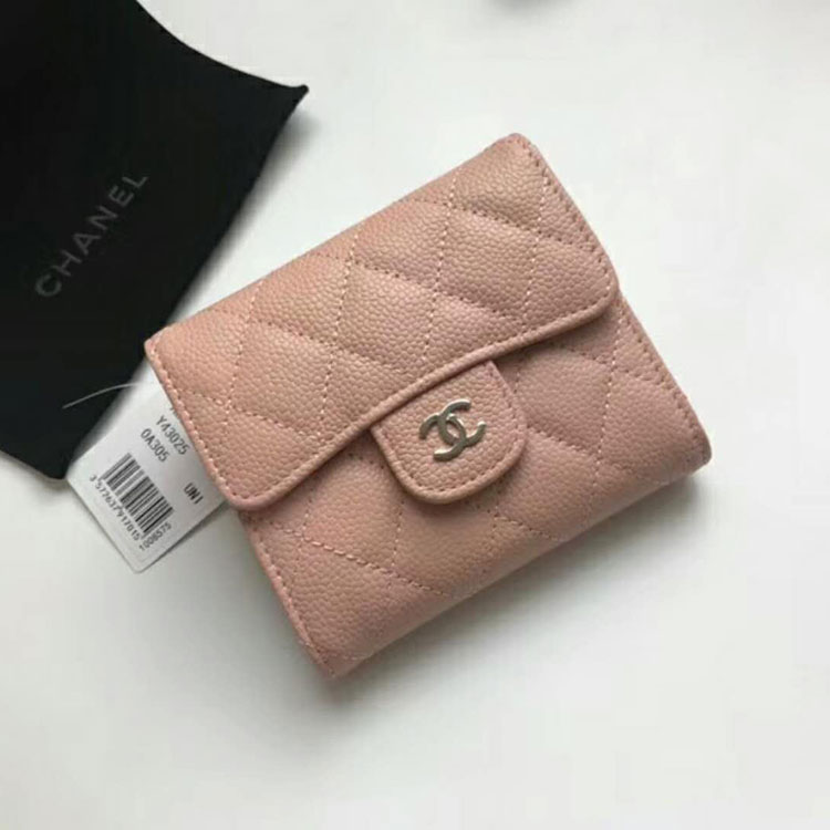 2018 Chanel Matelasse Tri-Fold Wallet