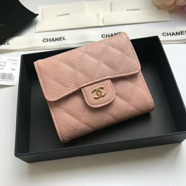 2018 Chanel Matelasse Tri-Fold Wallet