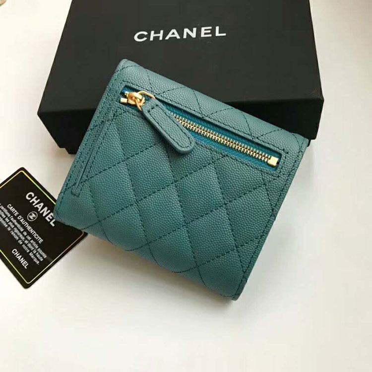 2018 Chanel Matelasse Tri-Fold Wallet