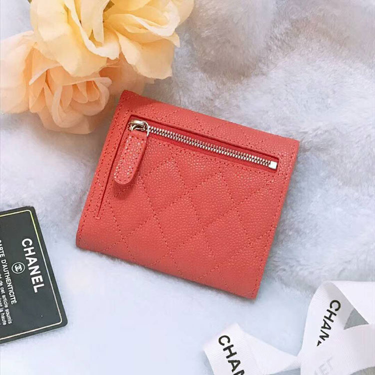 2018 Chanel Matelasse Tri-Fold Wallet