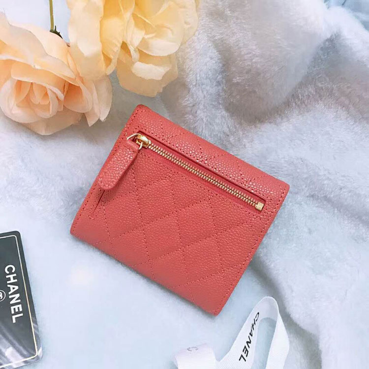 2018 Chanel Matelasse Tri-Fold Wallet