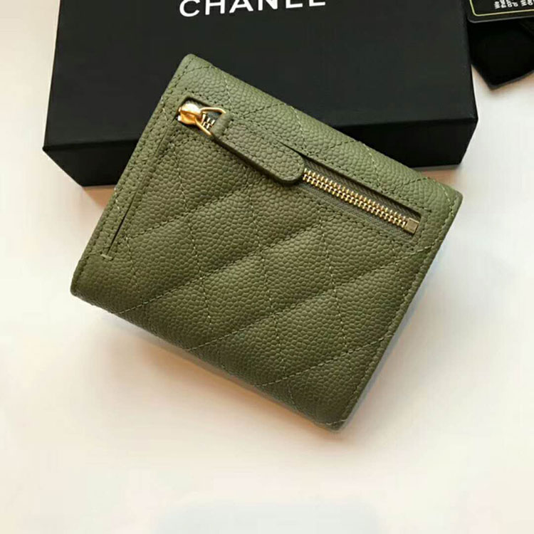 2018 Chanel Matelasse Tri-Fold Wallet