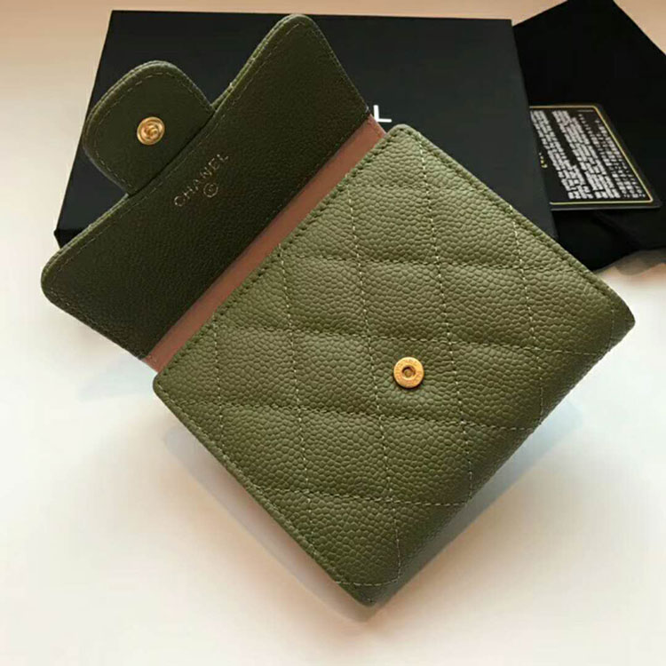 2018 Chanel Matelasse Tri-Fold Wallet