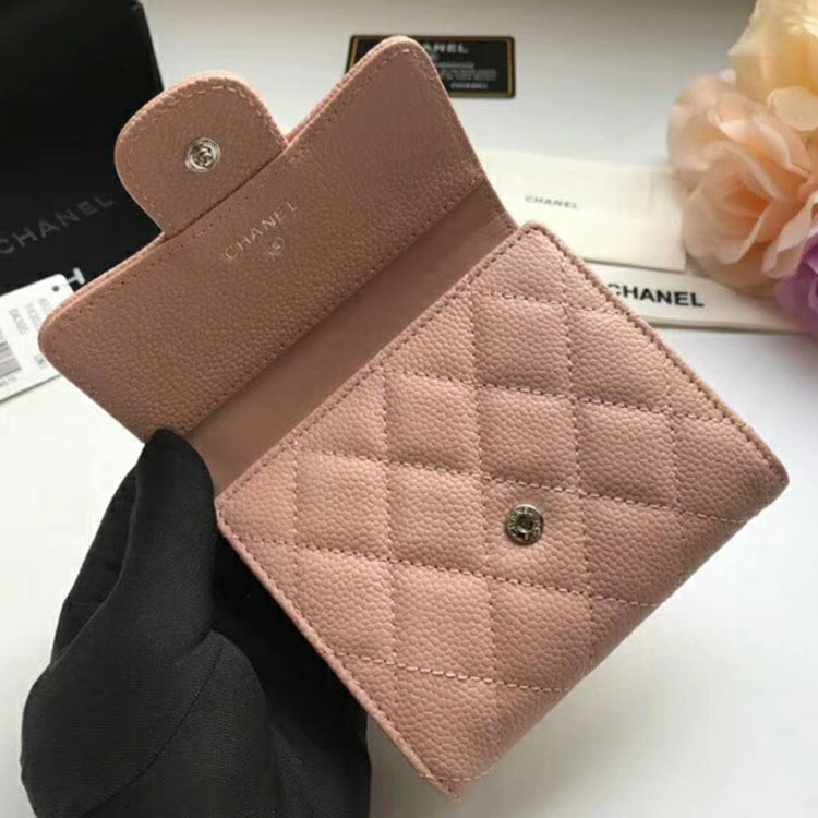 2018 Chanel Matelasse Tri-Fold Wallet