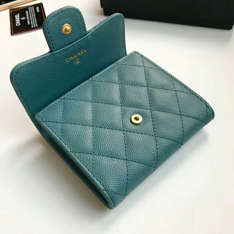 2018 Chanel Matelasse Tri-Fold Wallet