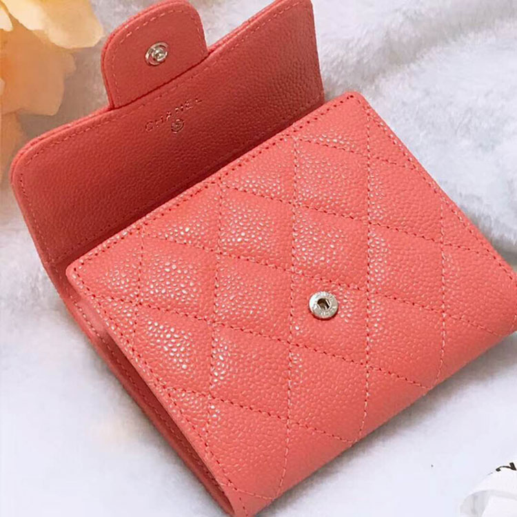 2018 Chanel Matelasse Tri-Fold Wallet