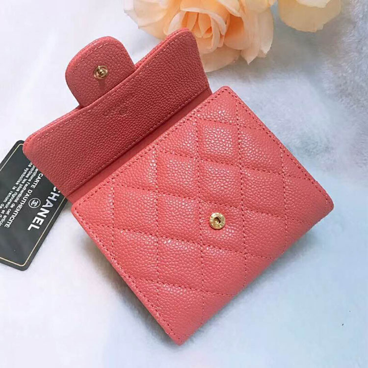 2018 Chanel Matelasse Tri-Fold Wallet