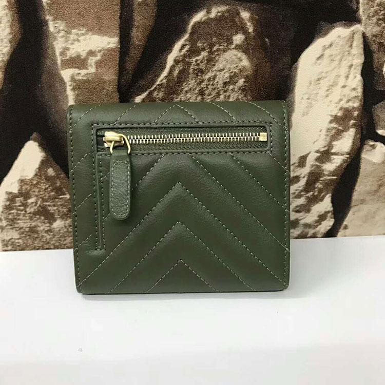 2018 Chanel Matelasse Tri-Fold Wallet Original Leather A80757