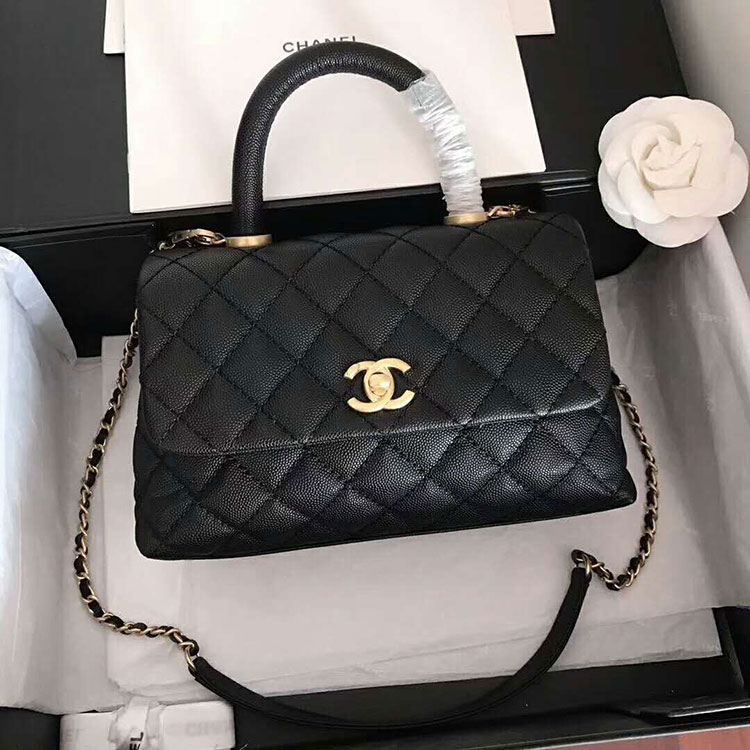 2018 Chanel Medium Flap Bag with Top Handle