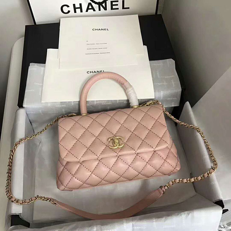 2018 Chanel Medium Flap Bag with Top Handle