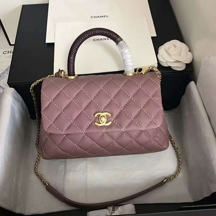 2018 Chanel Medium Flap Bag with Top Handle