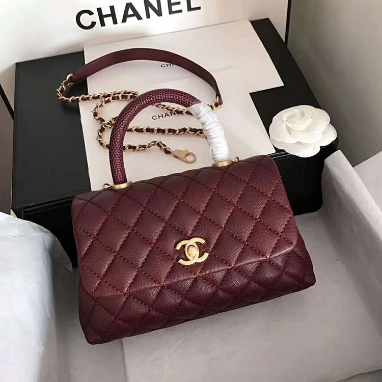 2018 Chanel Medium Flap Bag with Top Handle