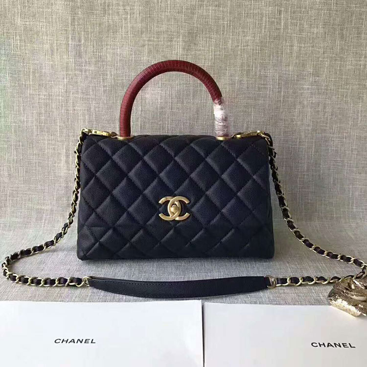 2018 Chanel Medium Flap Bag with Top Handle