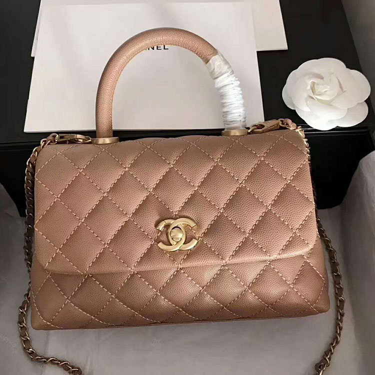 2018 Chanel Medium Flap Bag with Top Handle