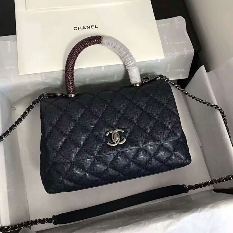 2018 Chanel Medium Flap Bag with Top Handle