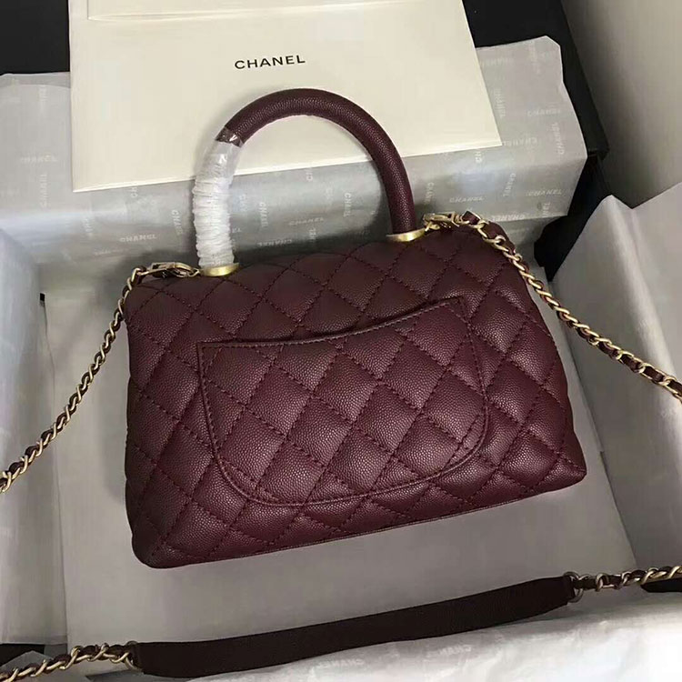 2018 Chanel Medium Flap Bag with Top Handle