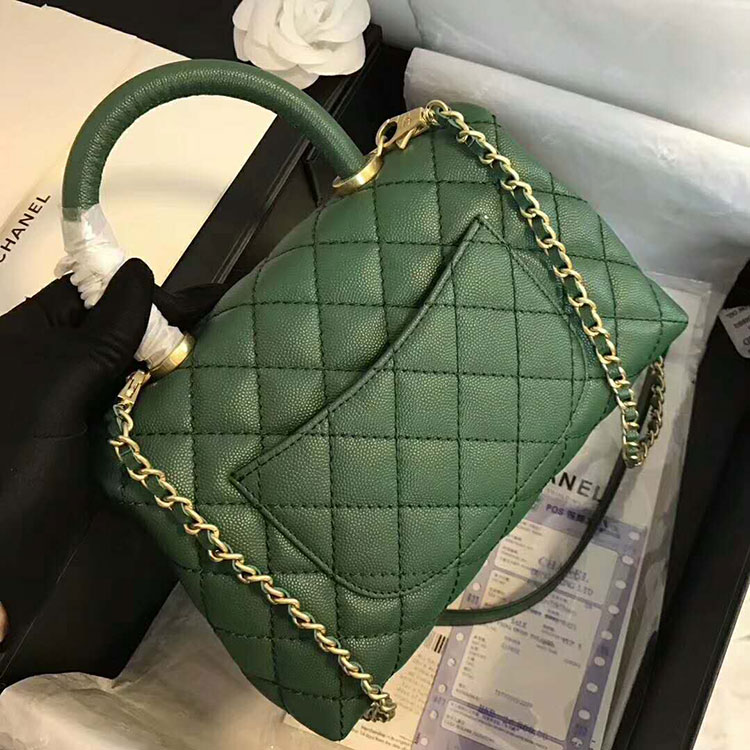 2018 Chanel Medium Flap Bag with Top Handle