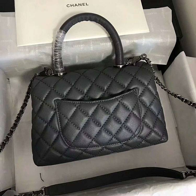 2018 Chanel Medium Flap Bag with Top Handle