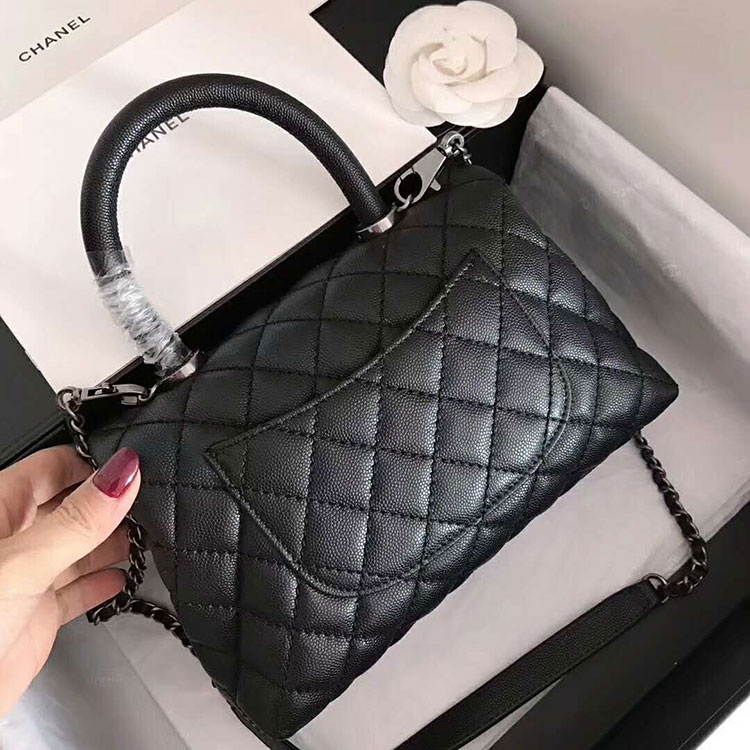 2018 Chanel Medium Flap Bag with Top Handle