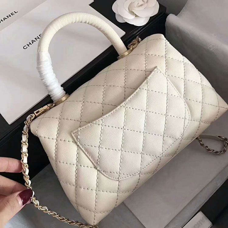 2018 Chanel Medium Flap Bag with Top Handle