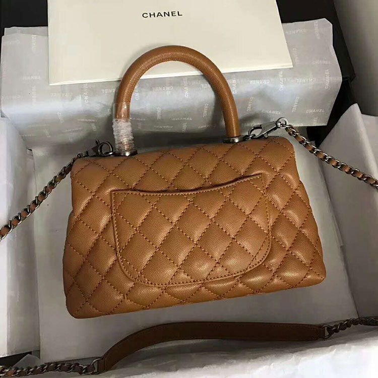 2018 Chanel Medium Flap Bag with Top Handle