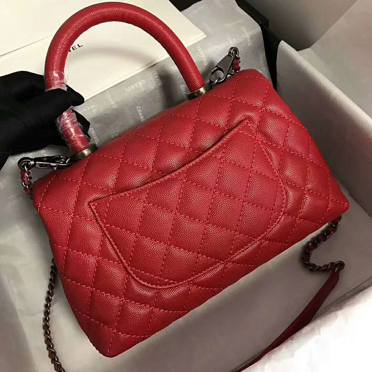 2018 Chanel Medium Flap Bag with Top Handle