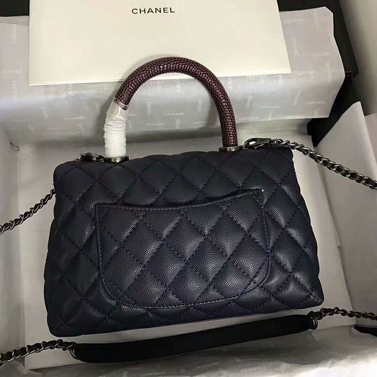 2018 Chanel Medium Flap Bag with Top Handle