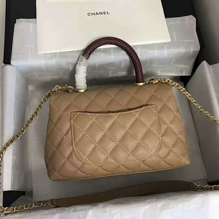 2018 Chanel Medium Flap Bag with Top Handle