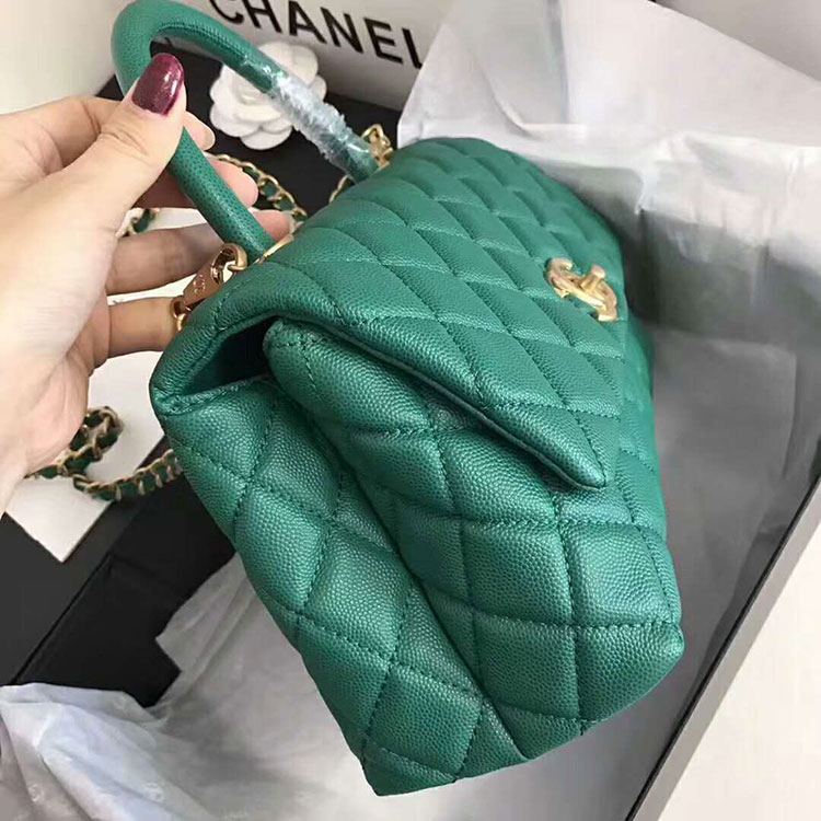 2018 Chanel Medium Flap Bag with Top Handle