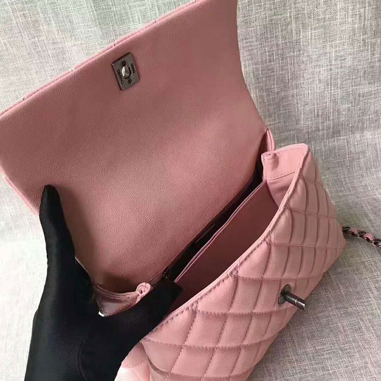 2018 Chanel Medium Flap Bag with Top Handle