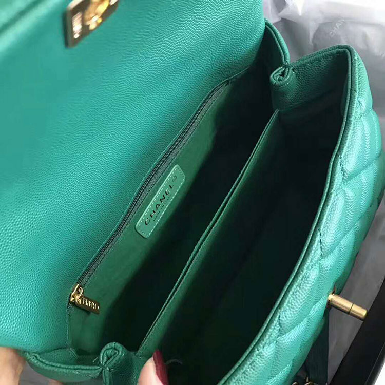 2018 Chanel Medium Flap Bag with Top Handle