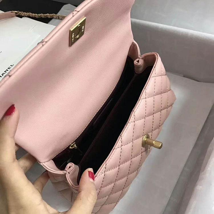 2018 Chanel Medium Flap Bag with Top Handle