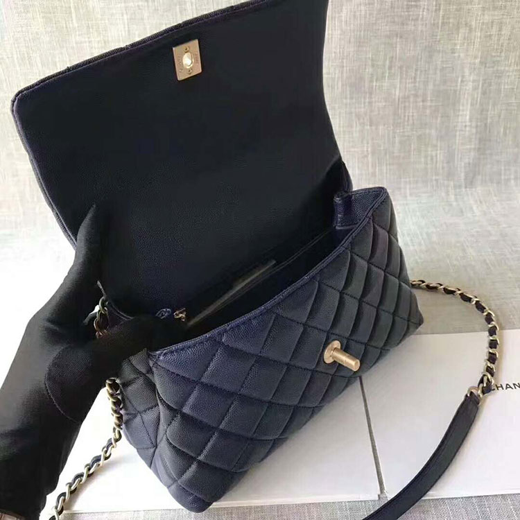 2018 Chanel Medium Flap Bag with Top Handle